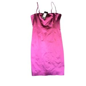 Guess by Marciano feminine spaghetti strap bodycon purple mini dress size 4